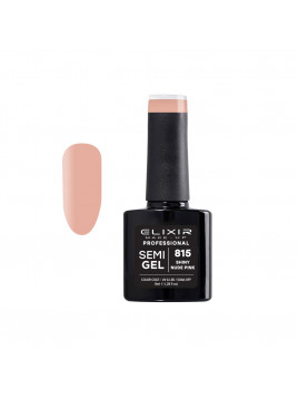 Vernis semi-permanent 815 Shiny Nude Pink 8ml ELIXIR