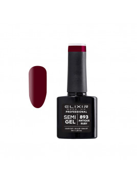 Vernis semi-permanent 893 Antique Ruby 8ml ELIXIR