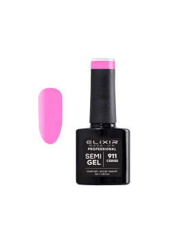 Vernis semi-permanent 911 Cerise 8ml ELIXIR