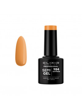 Vernis semi-permanent 984 Saffron 8ml ELIXIR