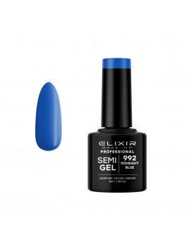 Vernis semi-permanent 992 Midnight Blue 8ml ELIXIR