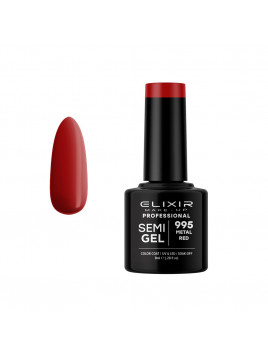 Vernis semi-permanent 995 Metal Red 8ml ELIXIR