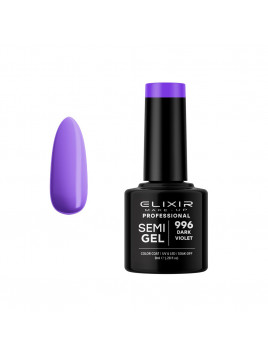 Vernis semi-permanent 996 Dark Violet 8ml ELIXIR