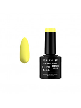 Vernis semi-permanent 1030 Lemon 8ml ELIXIR