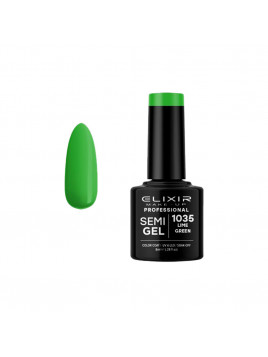 Vernis semi-permanent 1035 Lime Green 8ml ELIXIR