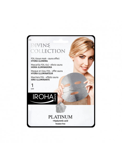 Masque tissu Illuminateur Platinium Divine Collection 25ml IROHA NATURE