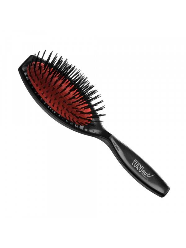 Brosse pneumatique moyenne noir nylon EUROSTIL